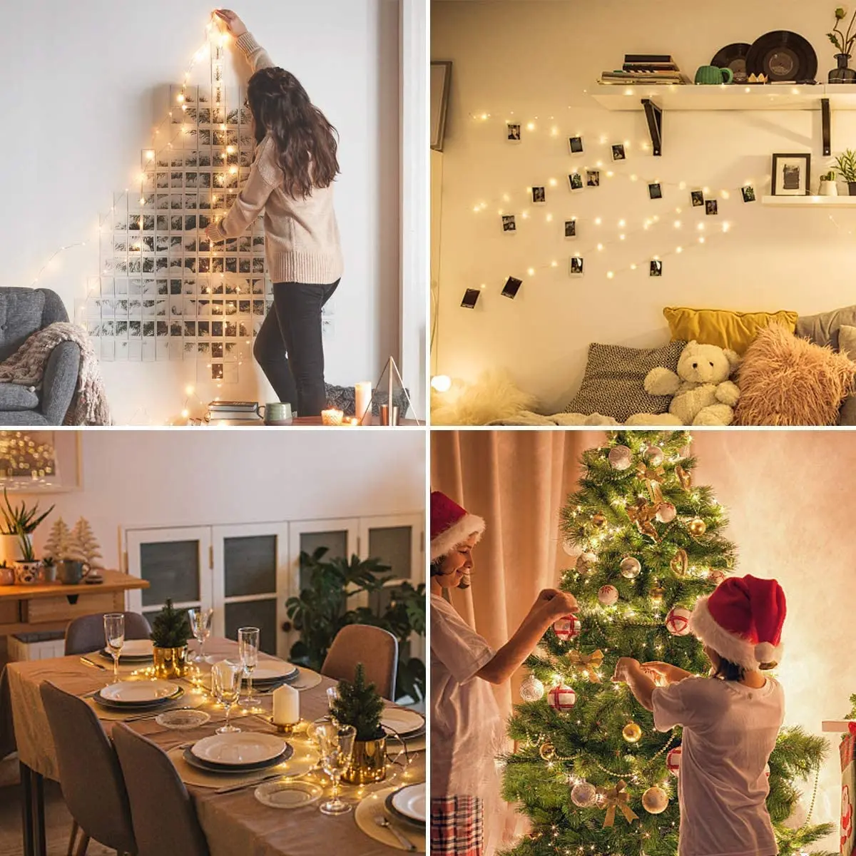 

LED String Fairy lights Garland Cooper Wire For Outdoor Home Christmas Wedding Party Decoration Decor lamps Waterproof 2M5M10M