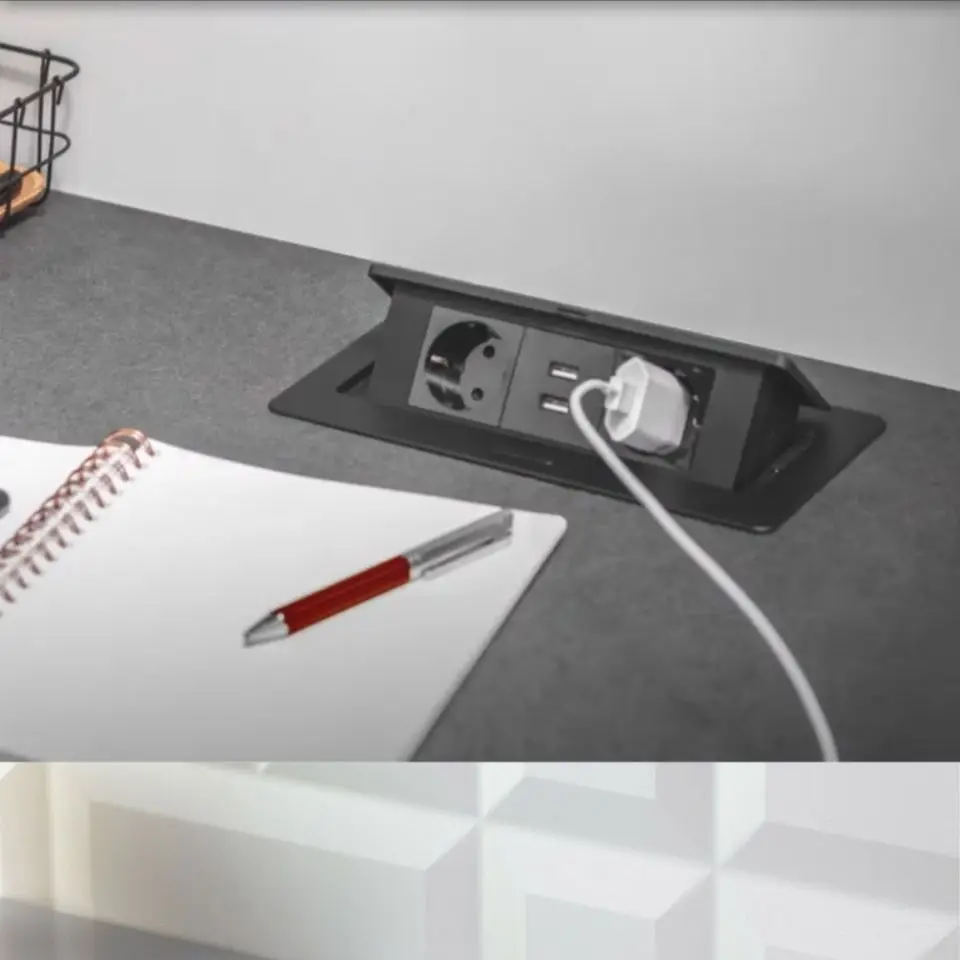 Usb-розетка 20 в стандартная Выдвижная розетка скрытого типа для кухни