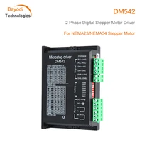 dm542 2 phase digital hybrid stepper motor driver suitable for nema23nema34 stepper motor 18 50vdc current range 1 0 4 2a