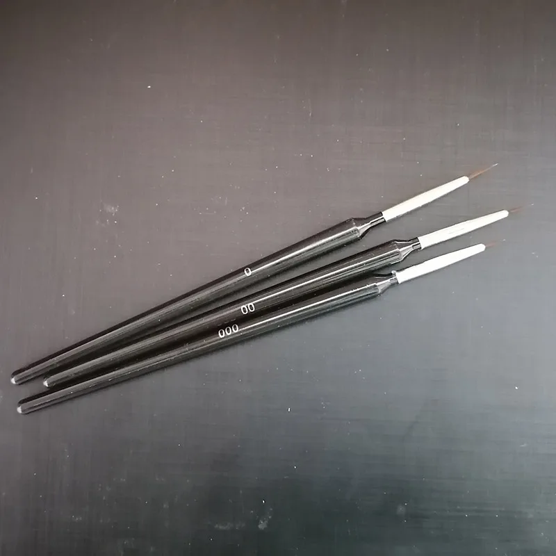 Кисточки для маникюра с цветочным дизайном 3 шт. | Красота и здоровье