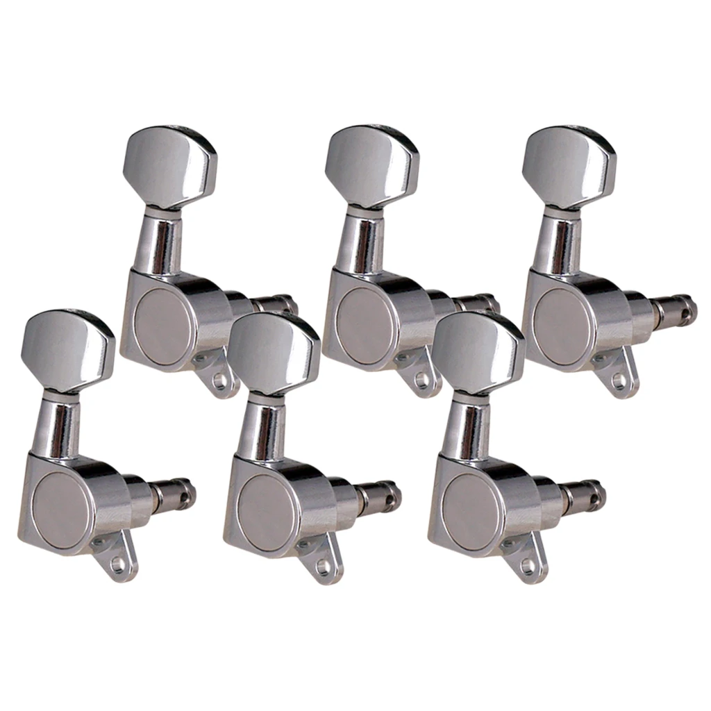 

6x Electric Guitar Replacement Parts 6R String Locking Key Tuner Tuning Pegs