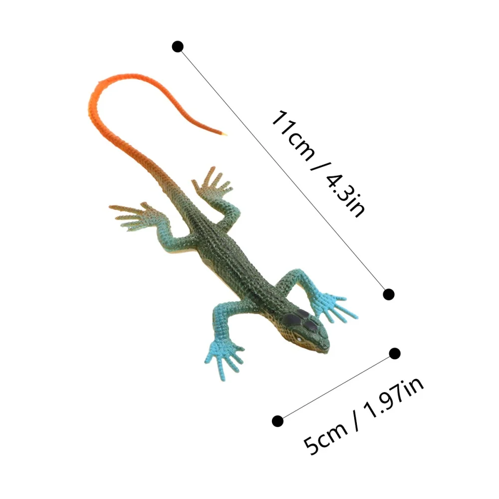 

24pcs Simulation Lizard Toys Reptile Toys Realistic Colorful Lizards Toys
