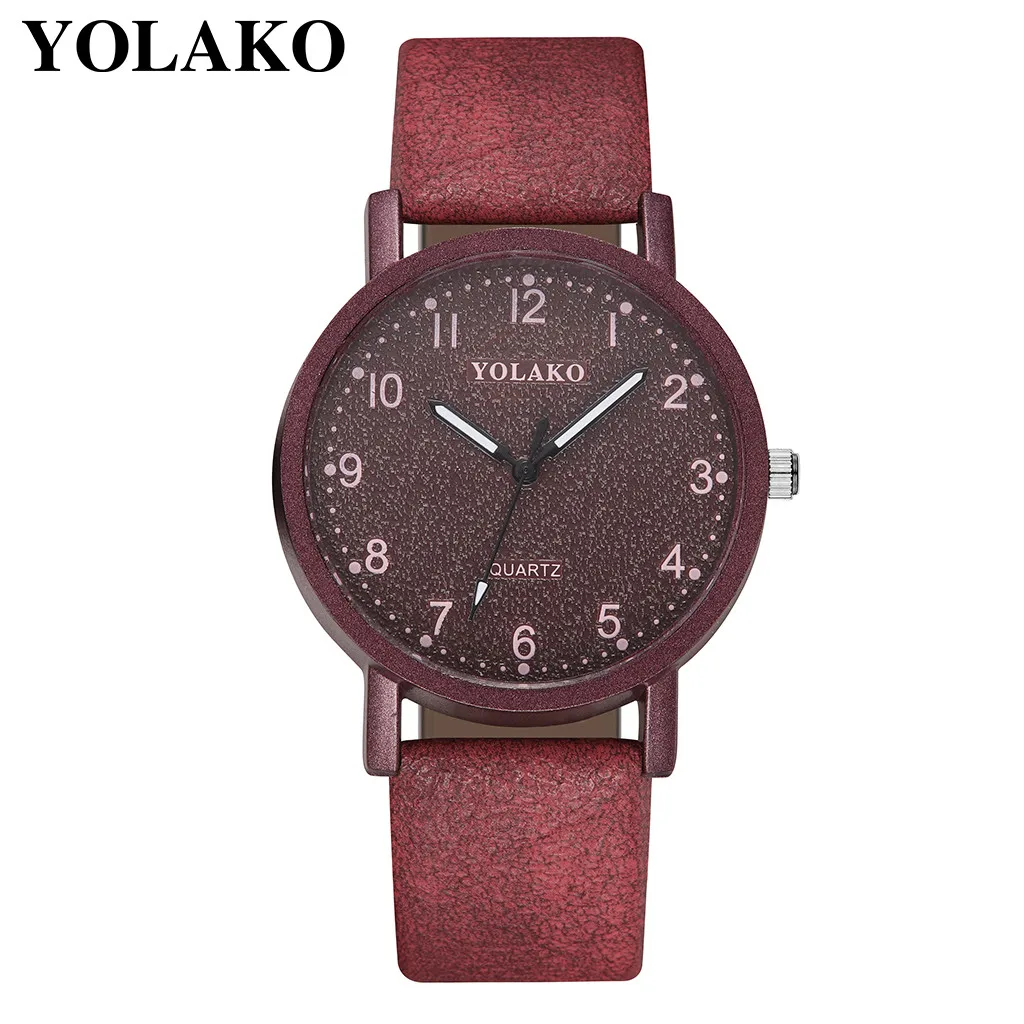 

Часы модные Reloj для девушек женские часы Романтические наручные часы высококачественные женские часы с кожаным ремешком простое платье Gfit ...