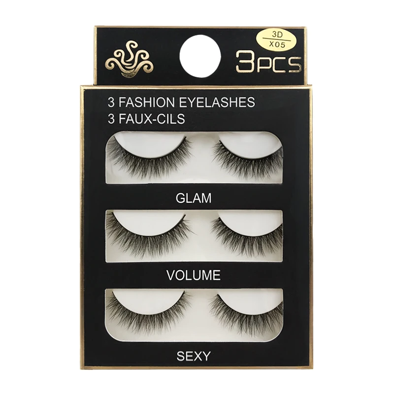SHIDISHANGPIN норковые ресницы 3D накладные натуральные для макияжа 05|Накладные