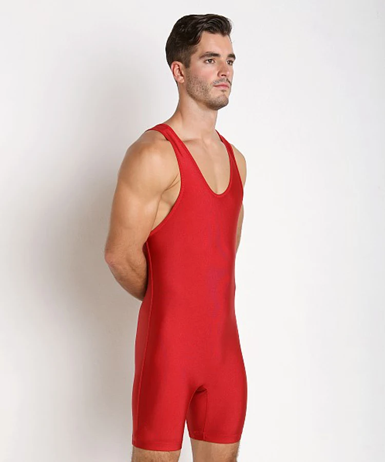 Мужской цельный костюм для плавания взрослых защиты от солнца с низким вырезом |