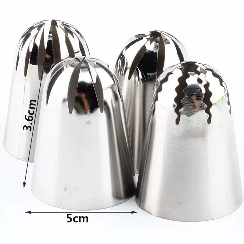 

6PCS/Set Rose Nozzles Icing Cream Cake Cupcake Decorating Baking Tools Piping Nozzles Pastry Tools Pastry Cream Tips Bakeware