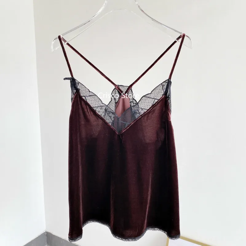 Женский бархатный топ с v образным вырезом женская верхняя одежда сексуальный