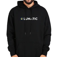crypto lunatic limited edition hoodie luna bitcoin cryptocurrency trader classic cotton mens sweatshirt oversized tops