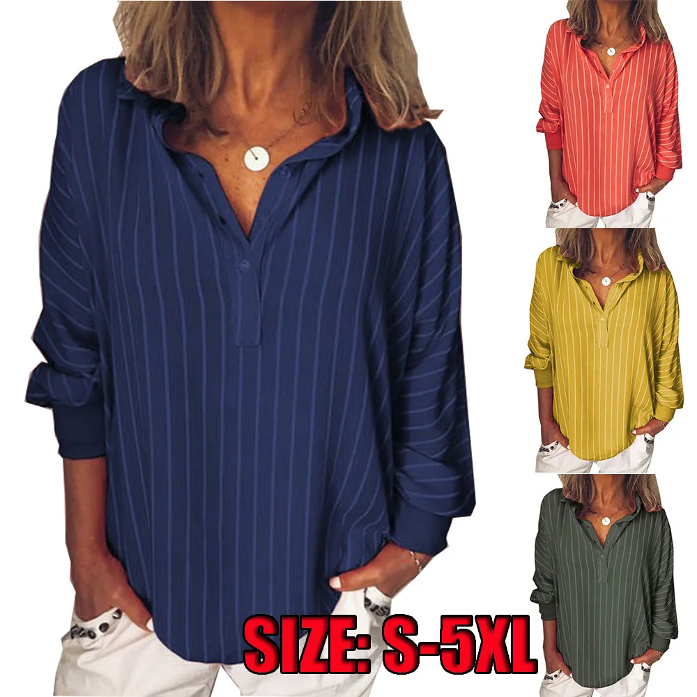 

IFRICH Plus Size Women Sweatshirt 2019 Long Sleeve Striped Fashion Loose Pullover Kpop Female Oversize Streetwear Ladies Clothes