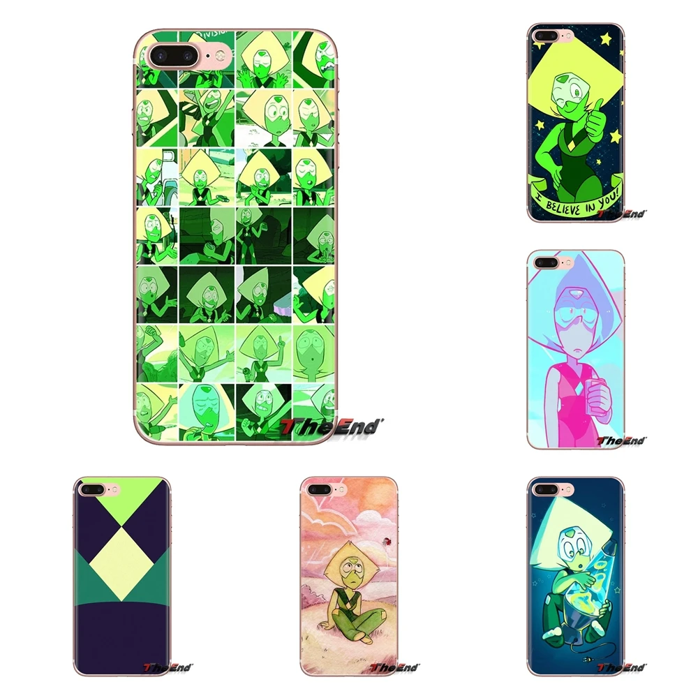 Steven Universe Peridot Soft Transparent Skin Case For LG Spirit Motorola Moto X4 E4 E5 G5 G5S G6 Z Z2 Z3 G2 G3 C Play Plus Mini | Мобильные