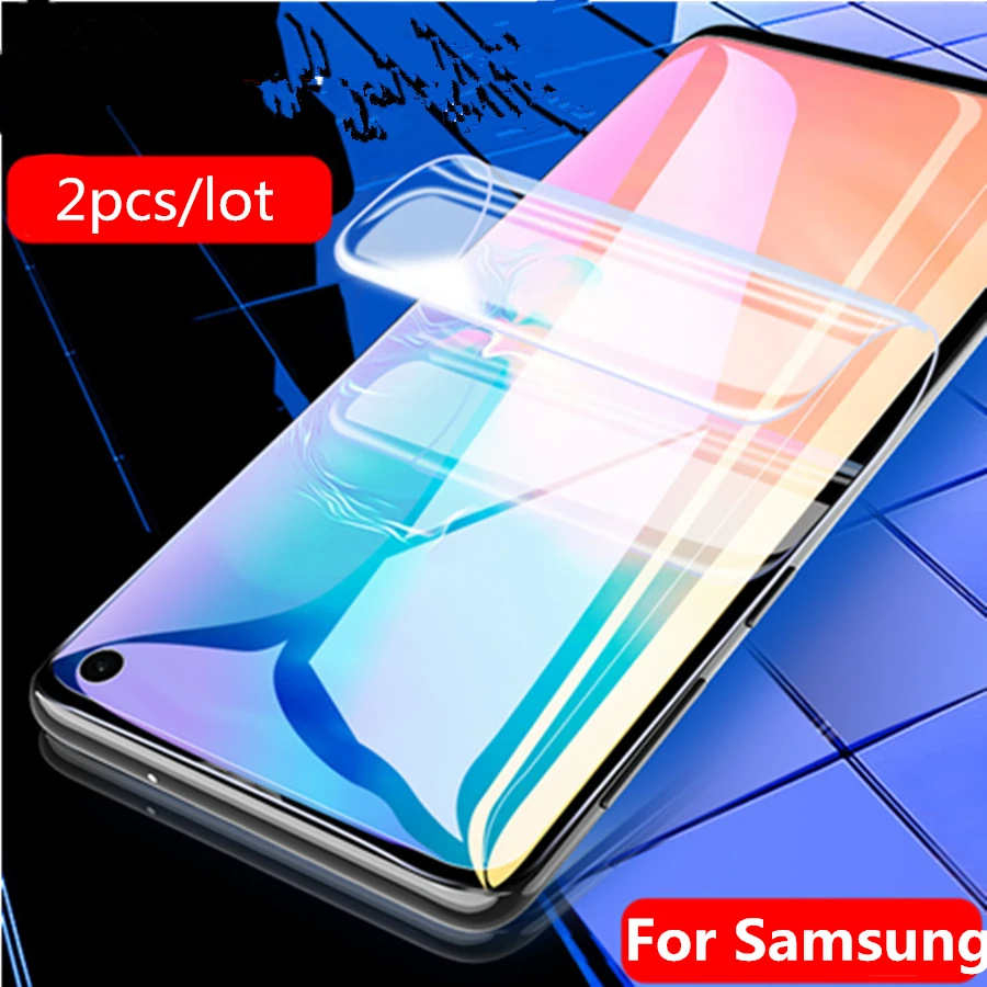 

2Pcs Hydrogel Film For Samsung Galaxy S10 E S9 S8 Plus Screen Protector For Samsung Galaxy Note 9 8 Soft Protective Film