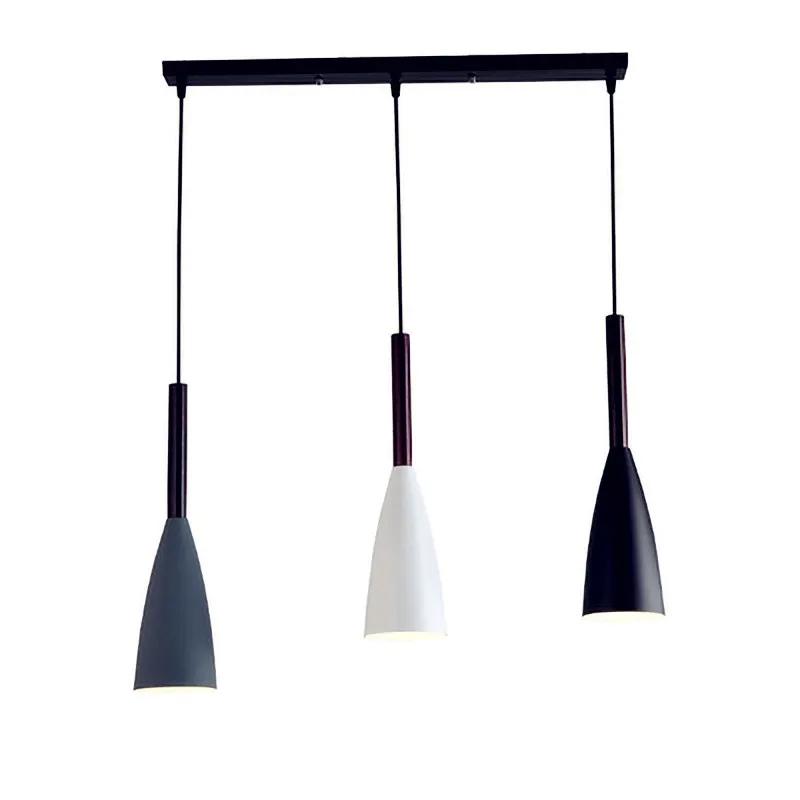 

Nordic style design LED Pendant Lamps Aluminum Hanging Lamp E27 AC90-260V Modern Pendant Lights for Bedroom Dining Room Bar Cafe