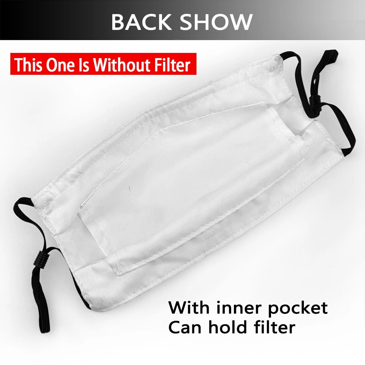 Маска для лица с морскими синими полосками и белым АНКЕРОМ многоразовая маска