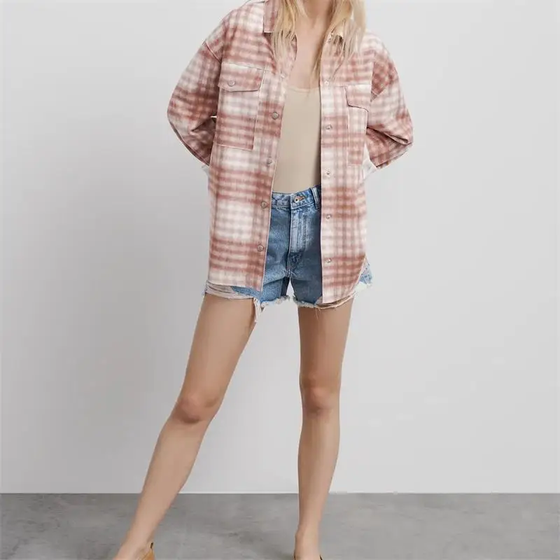 

Куртка женская из искусственной замши, с карманами, на пуговицах