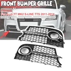 2X Передняя Автомобильная решетка для противотуманных фар с шестигранным хвостовиком для Audi TT MK2 гриль-лампа TTS 2011-2014