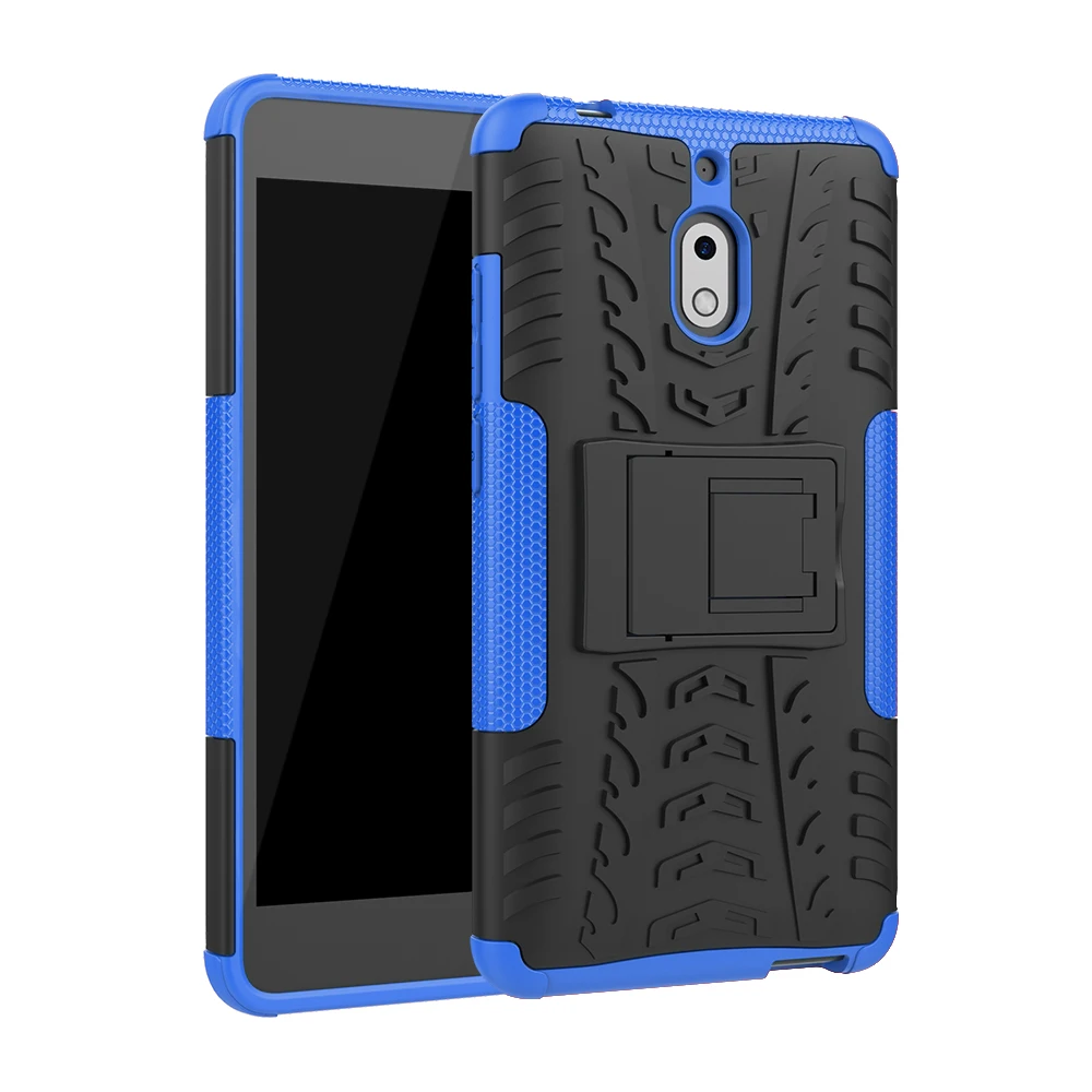 Для Nokia 2 1 2018 чехол TPU + PC пластик Гибридный сверхпрочный бронированный для