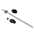 Механический шариковый винт SFU1204, 250 мм, 300, 350, 400, 450, 500, 550, 600, 650, 800, 1000 мм с одной шаровой гайкой и ЧПУ BK10BF10