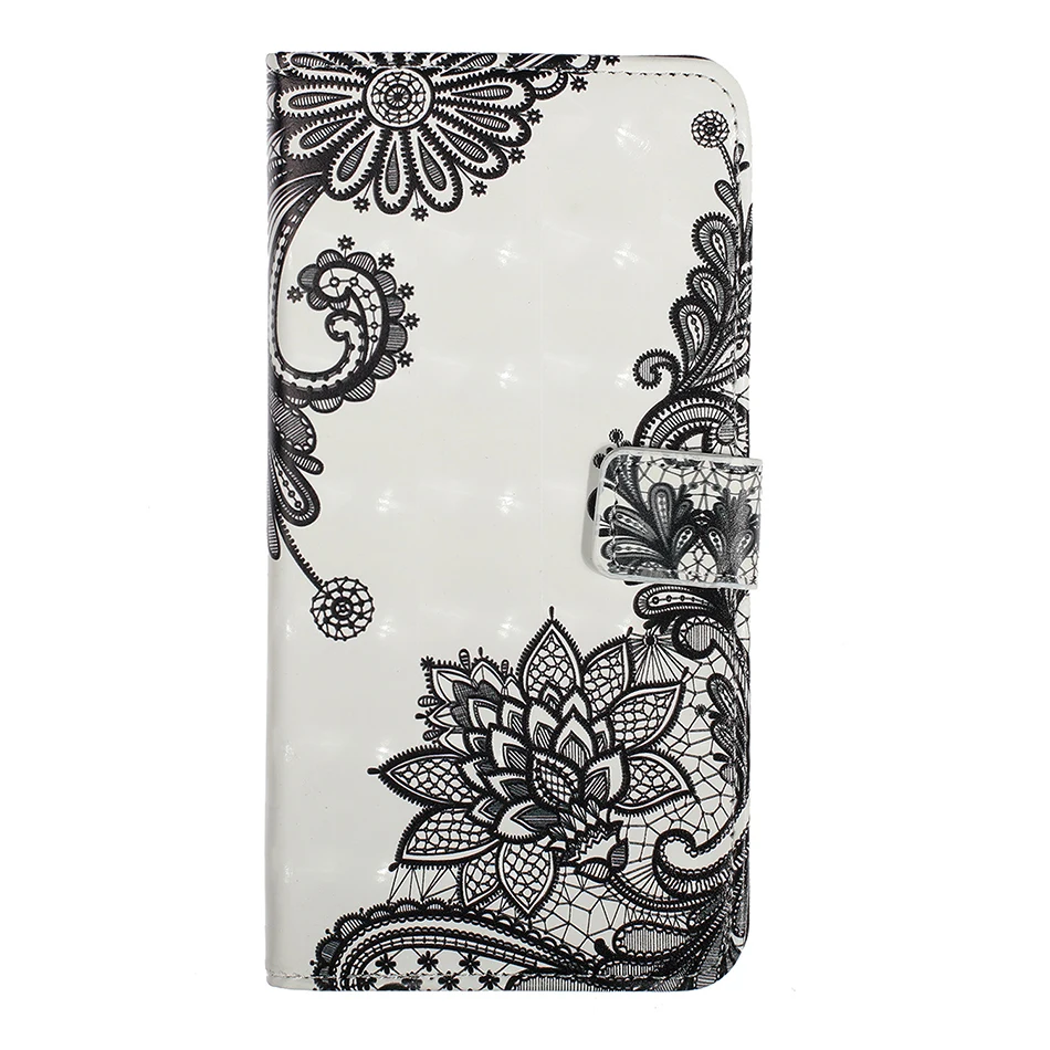 Diagonal Flower Роскошный чехол для Samsung Galaxy A3 A320 A5 J3 J5 J7 J4 J6 J8 S10 S9 S8 плюс S5 S6 S7 край из искусственной кожи и ТПУ на застежке чехол Coque - Цвет: Diagonal Flower