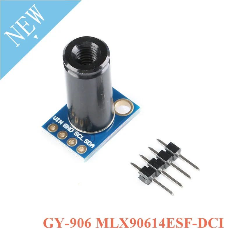 MLX90614 MLX90614ESF-DCI модуль датчика GY-906 инфракрасный датчик температуры s GY-906-DCI IIC разъем длинные расстояния электронный DIY