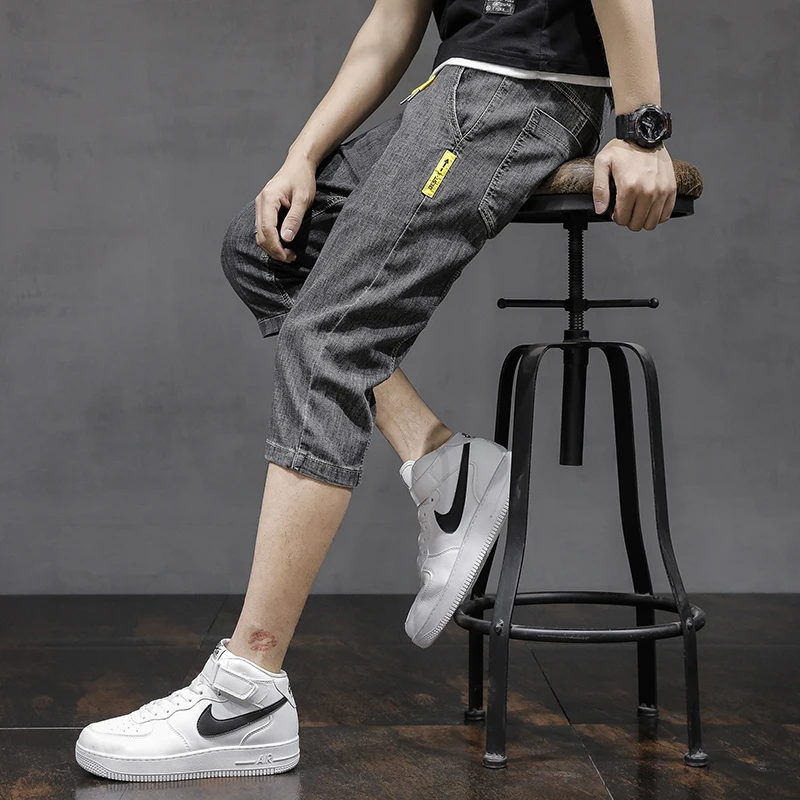 

2021 seasons straight jeans male youth popular cultivate one's morality leisure high-grade trousers Brand clothing Hip hop jeans
