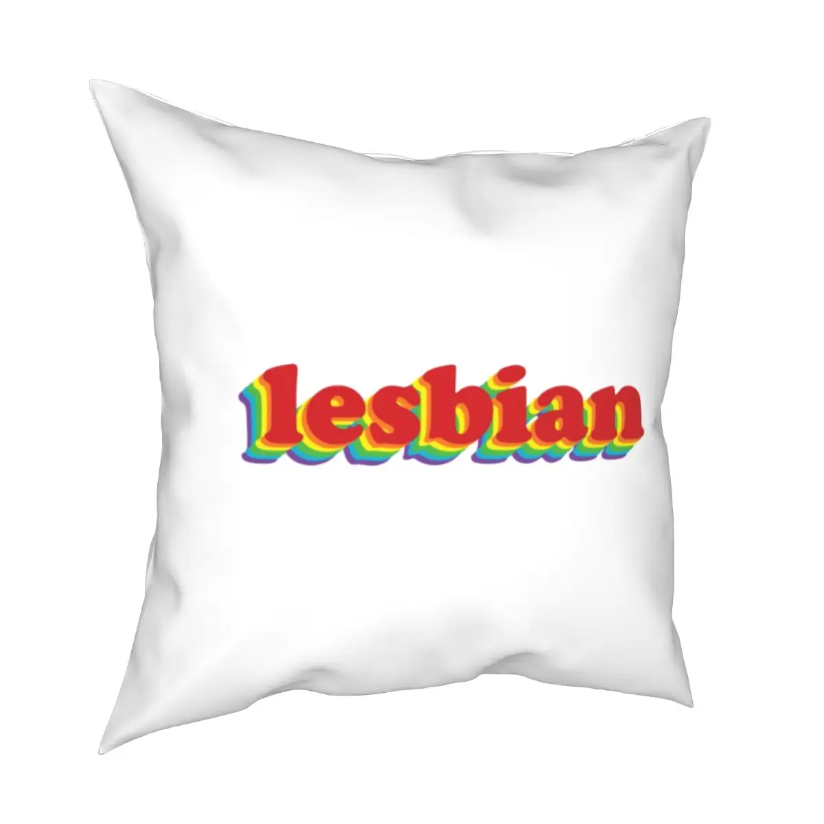 Лесби радужные Квадратные наволочки для подушек кровать с автомобилем любовью