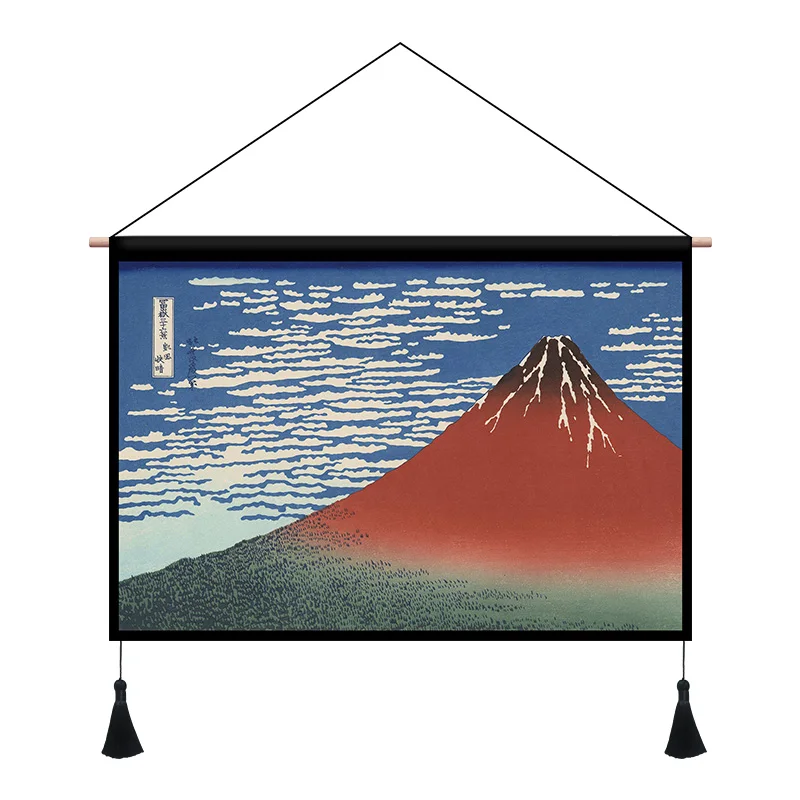 Хлопковая льняная подвесная настенная офисная спальня картина в китайском стиле