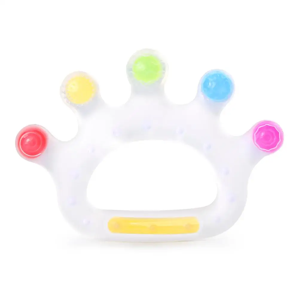 Chenkai 50pcs Silicone Crown Teether DIY Baby Cartoon Pacifier Dummy Sensory Pendant soothing Teething Toy BPA Free