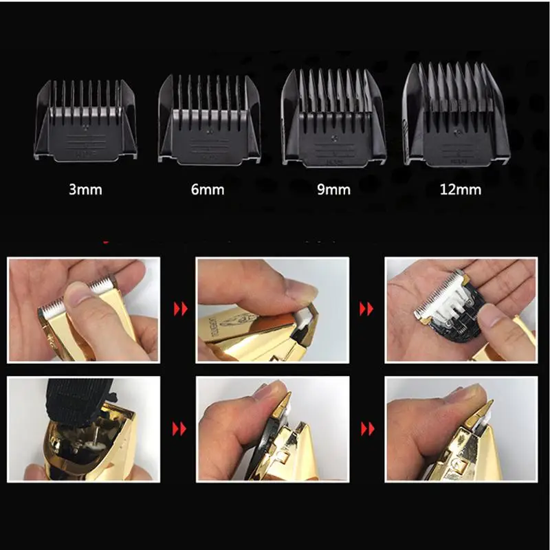 4-In-1 Professional Low Noise Pet Hair Clipper USB Charging Dog Electrical Grooming Tool Safe Shaving Trimmer | Дом и сад