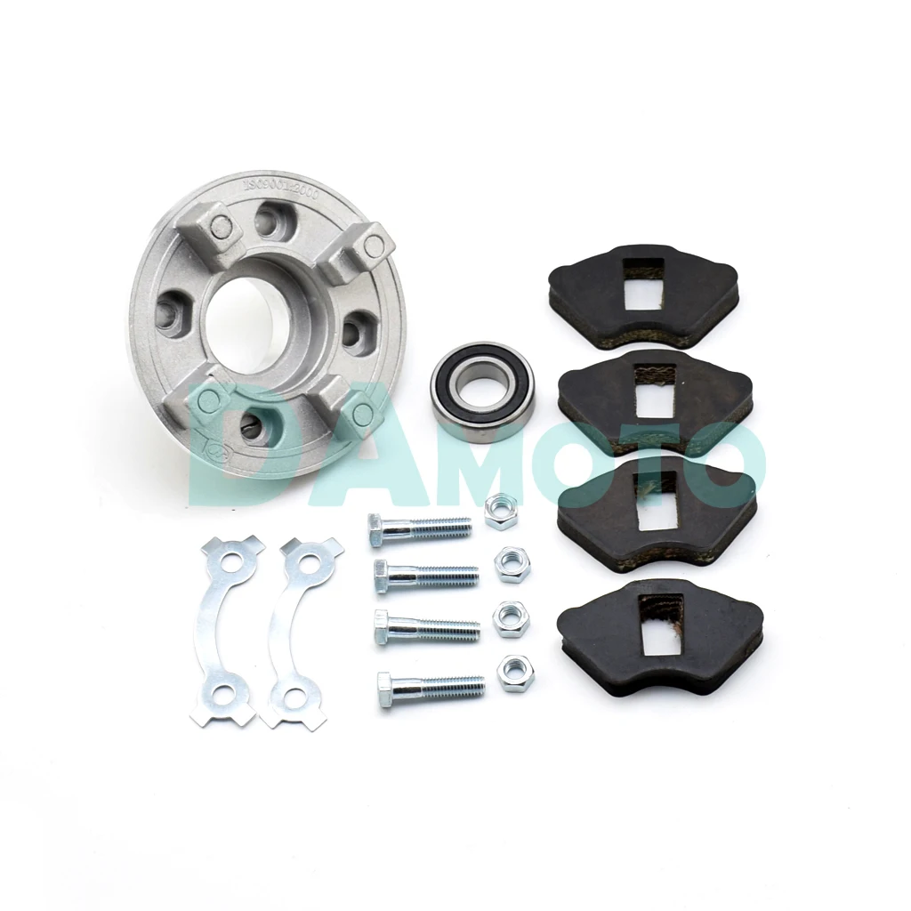 1set with Bearing Звездочка для мотоцикла ступица и втулка колеса винт и подшипник задние резиновые амортизаторы для 50cc 70cc 90cc dirt pit bike - Цвет: 1set with Bearing