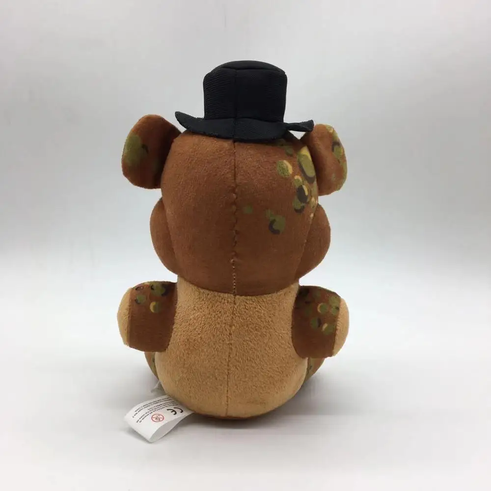 

1pcs 18cm FNAF Freddy Bear Stuffed Plush Toys Five Nights at Freddy's Nightmare Freddy Bear Plush Toy Doll for Children