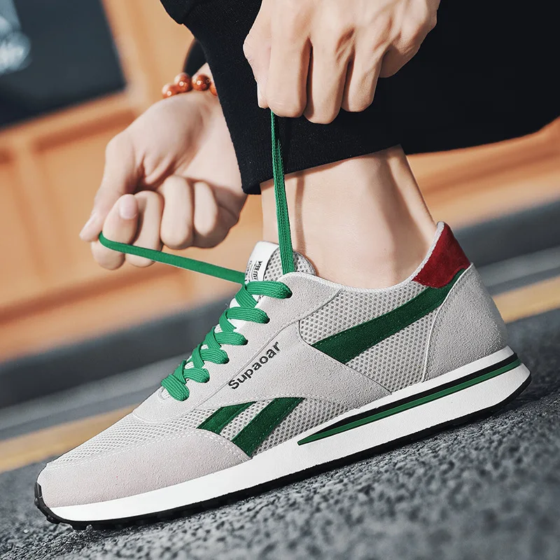 

Men's Casual Shoes Youth Fashion Mesh Leisure Sneakers Breathable Street Shoes Sports Shoes Walking Shoes 2021 Summer Trend