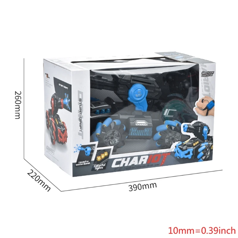 

Remote Control Stunt Car Tank 2.4G 4WD 360 Degree Rotating Turret Angle Adjustable RC Water Bomb Children Fighting Vehicle