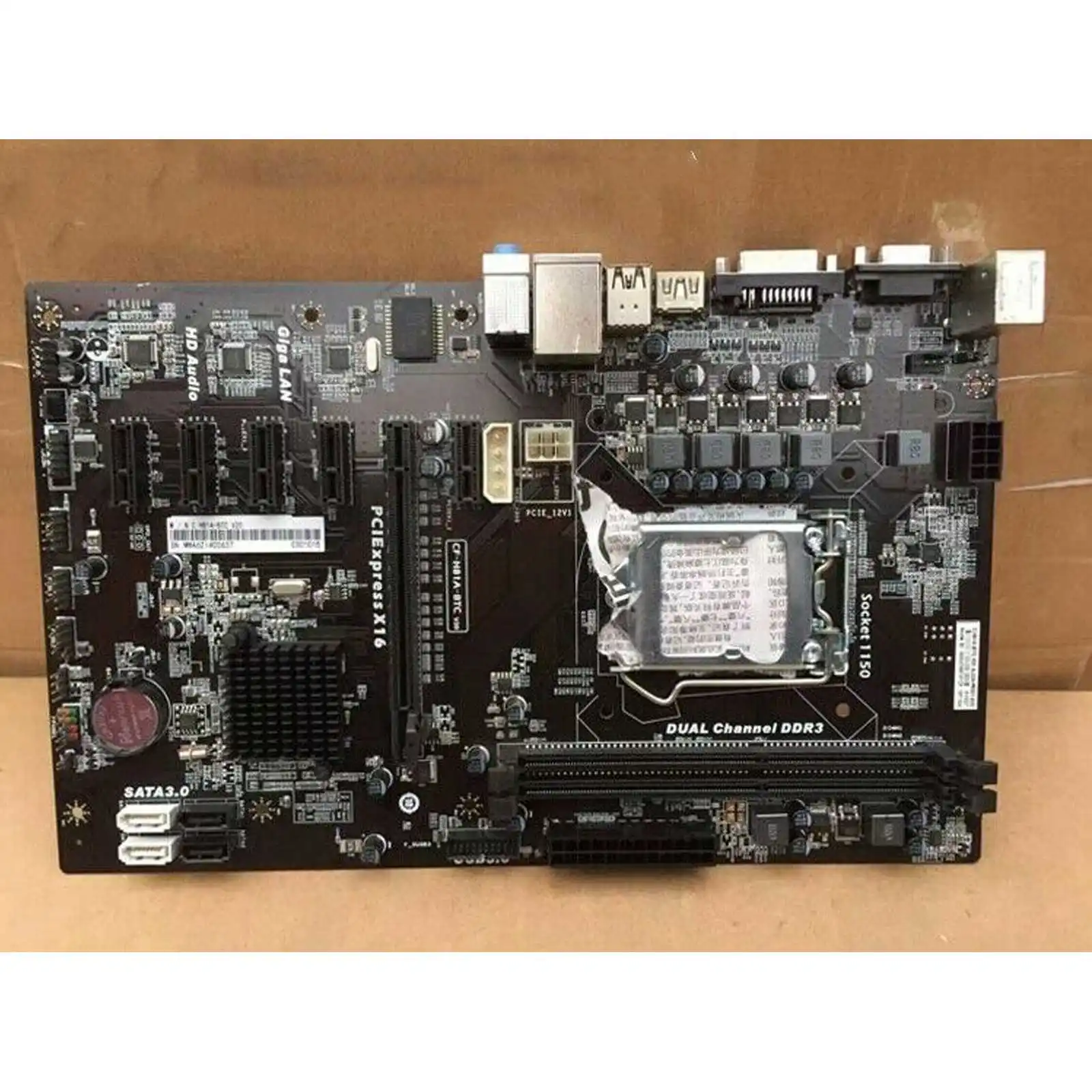 Toma de CF-H81A-BTC de colores, placa base de miner&iacute;a Lga1150 SDRAM DDR3 ATX Intel H81 Pro ETH-2