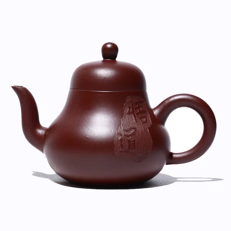

Ore Purple Clay All Handmade Yixing Teapot Kung Fu Kettle Creative Teaware Send Gift Box