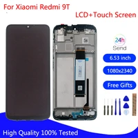 original lcd for xiaomi redmi 9t lcd touch screen panel digitizer assembly for redmi 9t lcd j19s m2010j19sg display