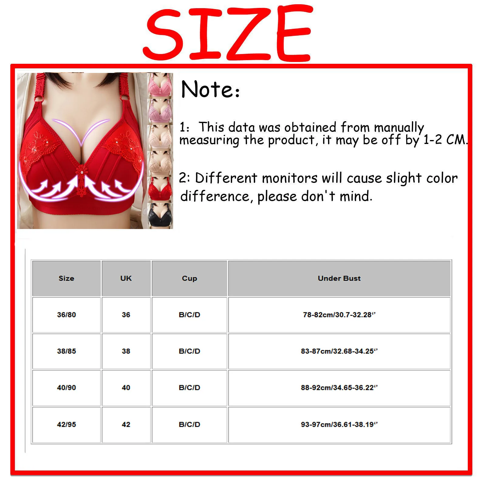 

Sexy Lingerie Women's Embroidered Elastic And Breathable Underwear Without Steel Ring
