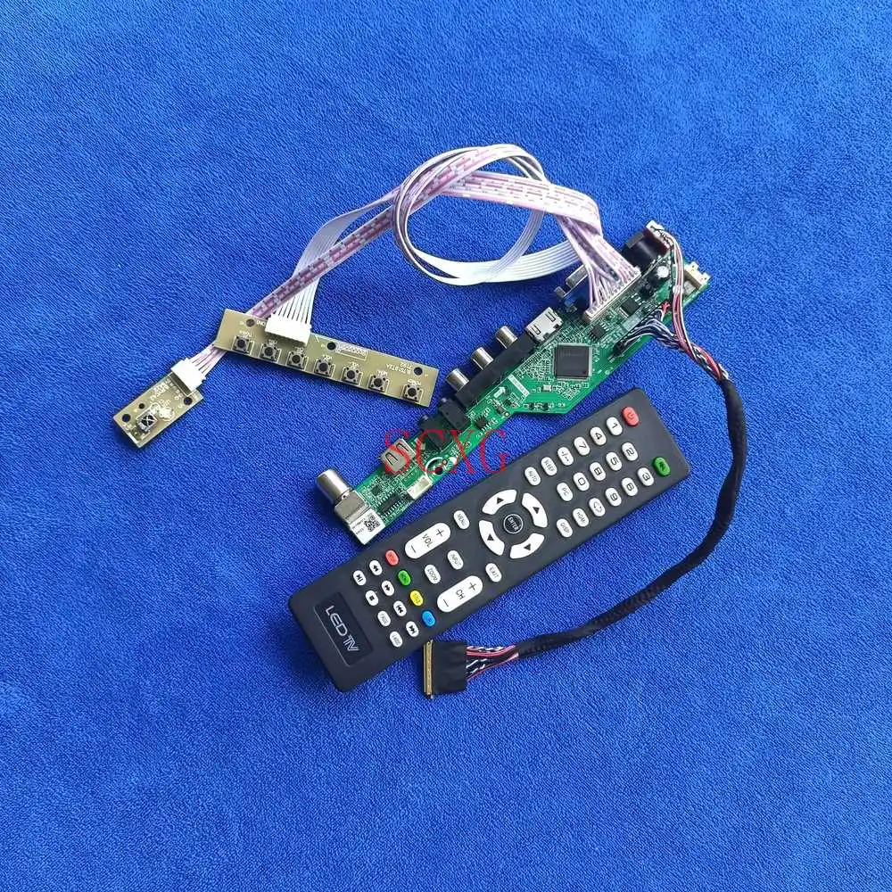 

1366*768 LVDS 40-Pin для LP116WH1/LP116WH2 Светодиодный ЖК Аналоговый сигнал VGA USB AV HDMI-совместимый комплект контроллер дисплея плата привода