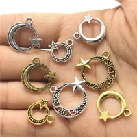 junkang 20pcs charm turkey national emblem star moon pendant jewelry making diy prayer bead rosary bracelet accessories material