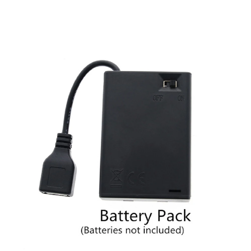 

USB Hub With 7 Usb Ports And Battery Box For Block Set Toy Led Light Kit