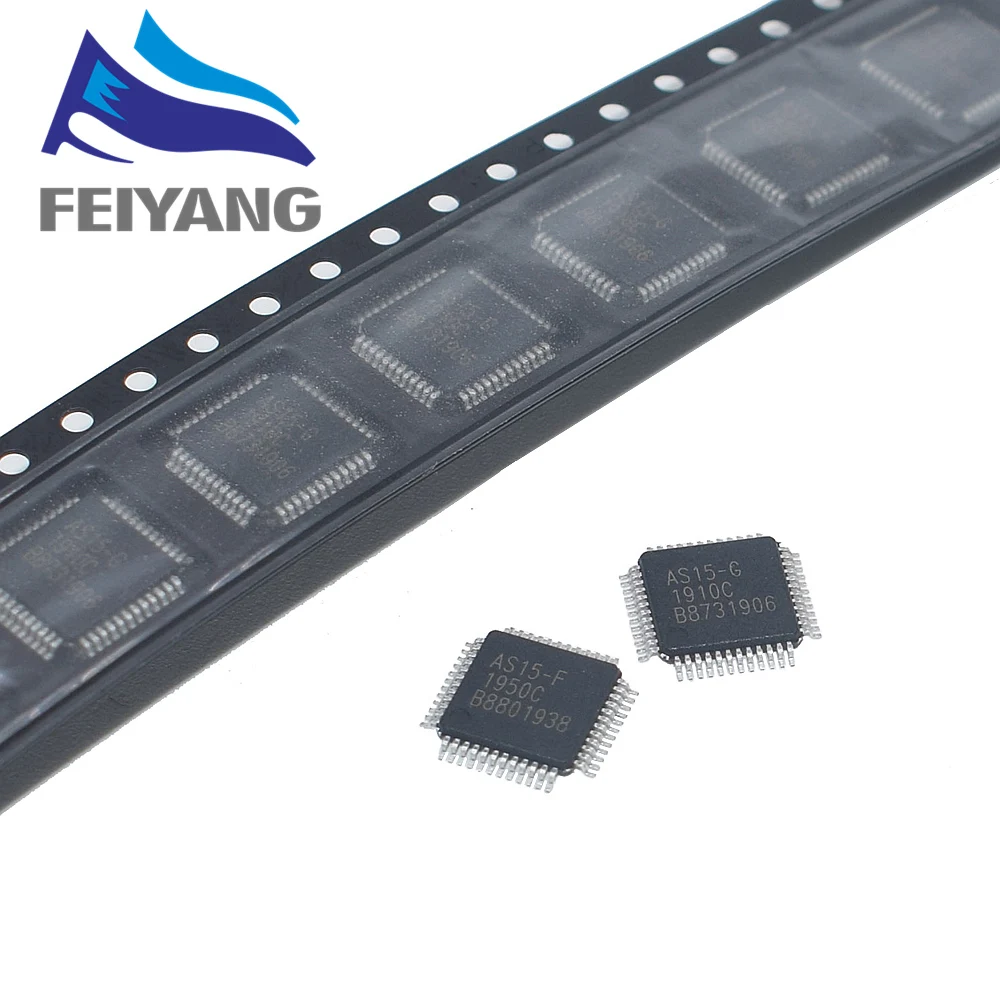 5 шт. AS15 F AS15F G AS15G QFP48 Оригинальный ЖК чип E CMOS AS19 H1G|chip as15| |