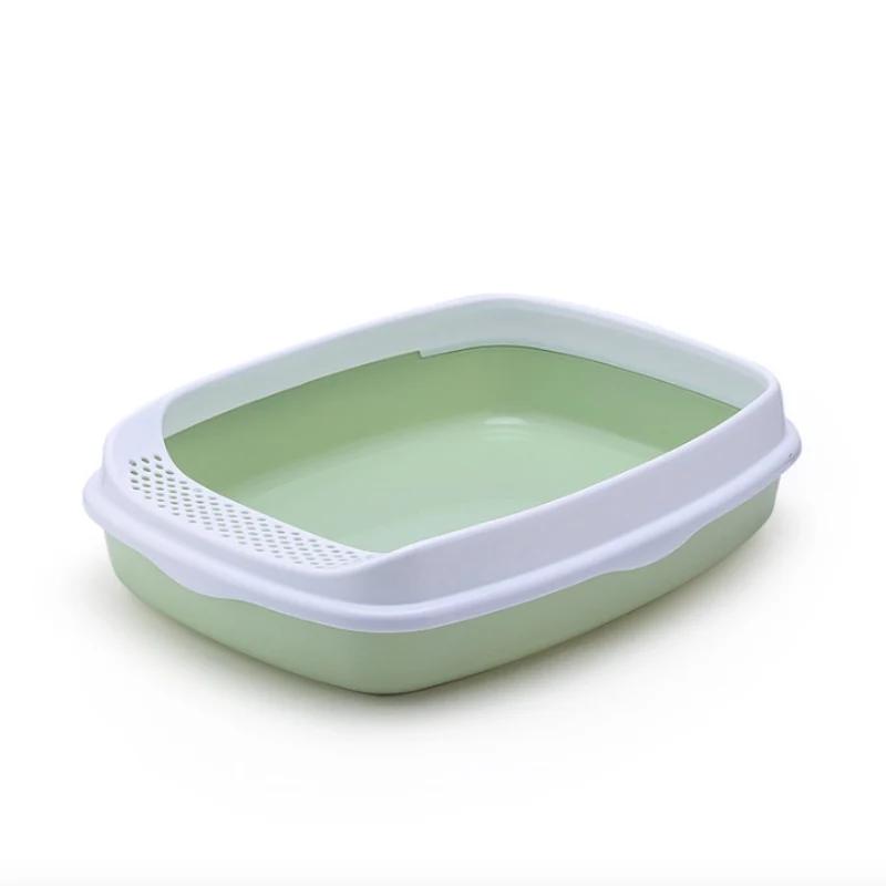 Туалет для домашних питомцев с высокой лопаткой съемный контейнер кошачьего