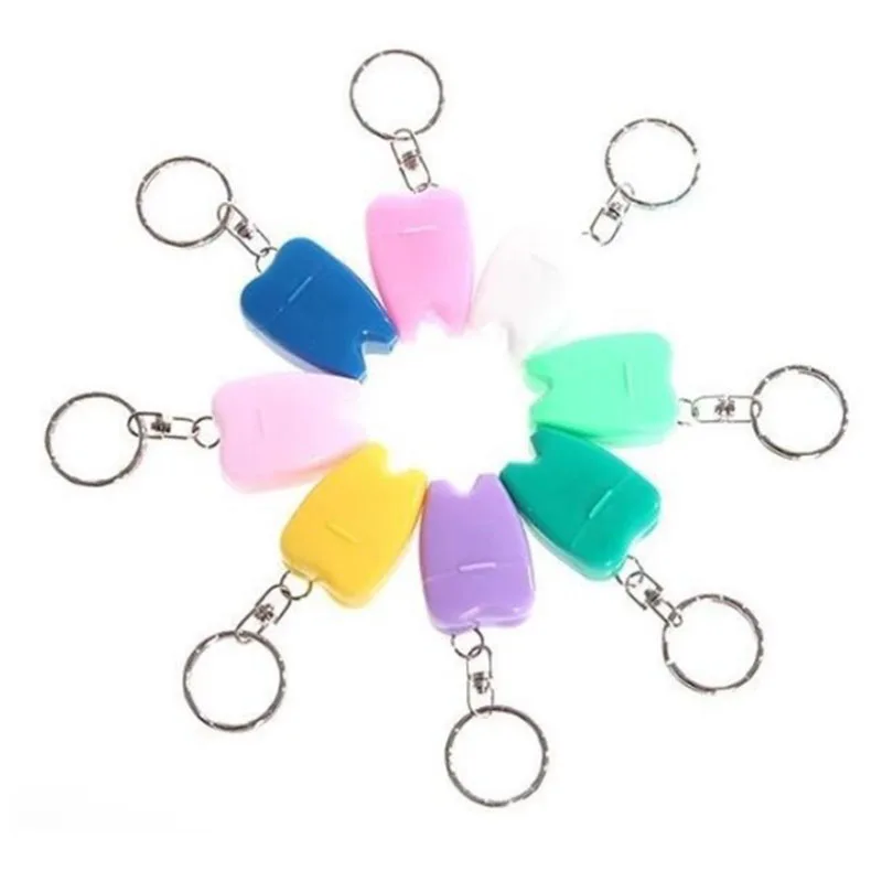 5 шт зубные подарок Портативный зубная нить брелок стоматологическая клиника