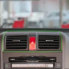 Автомобильная центральная консоль из углеродного волокна, вентиляционное отверстие кондиционера, рамка, наклейка, Обложка для Honda CRV CR-V 2007 2008 2009 2010 2011