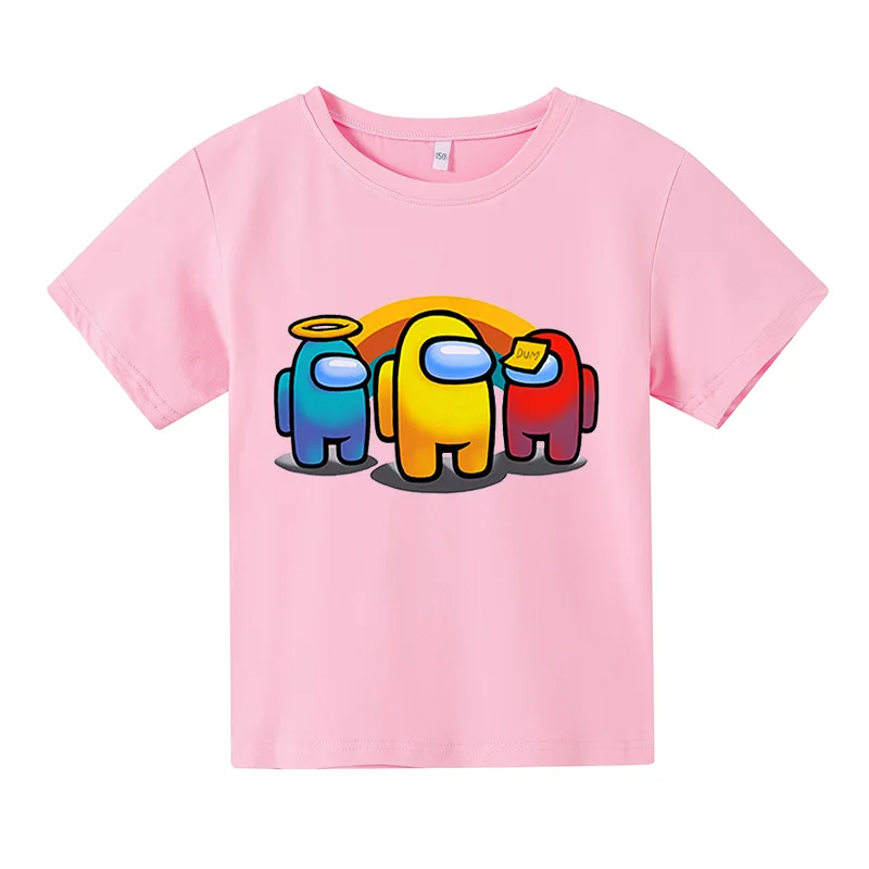 

New Game Boys T-shirt Girls Kawaii Summer cotton Kids Tops Cartoon Graphic Tees Funny Harajuku Children fashion Tshirt