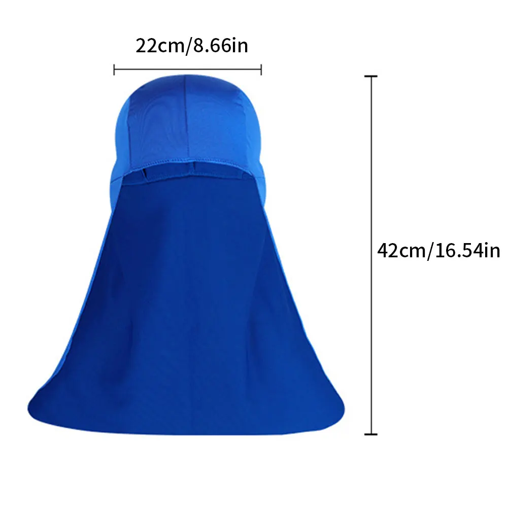 

4pc Summer Outdoor Sports Long Tail Cap Riding Breathable Headscarf Quick-Drying Face And Neck Protection Fishing Cap Riding Cap