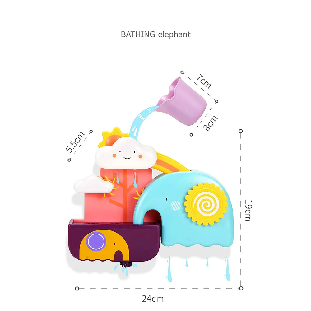 

Bath Toy Pipeline Water Spray Shower Game Elephant Bath Baby Toys Children Swimming Bathroom Bathing Shower Kids Toy Gift