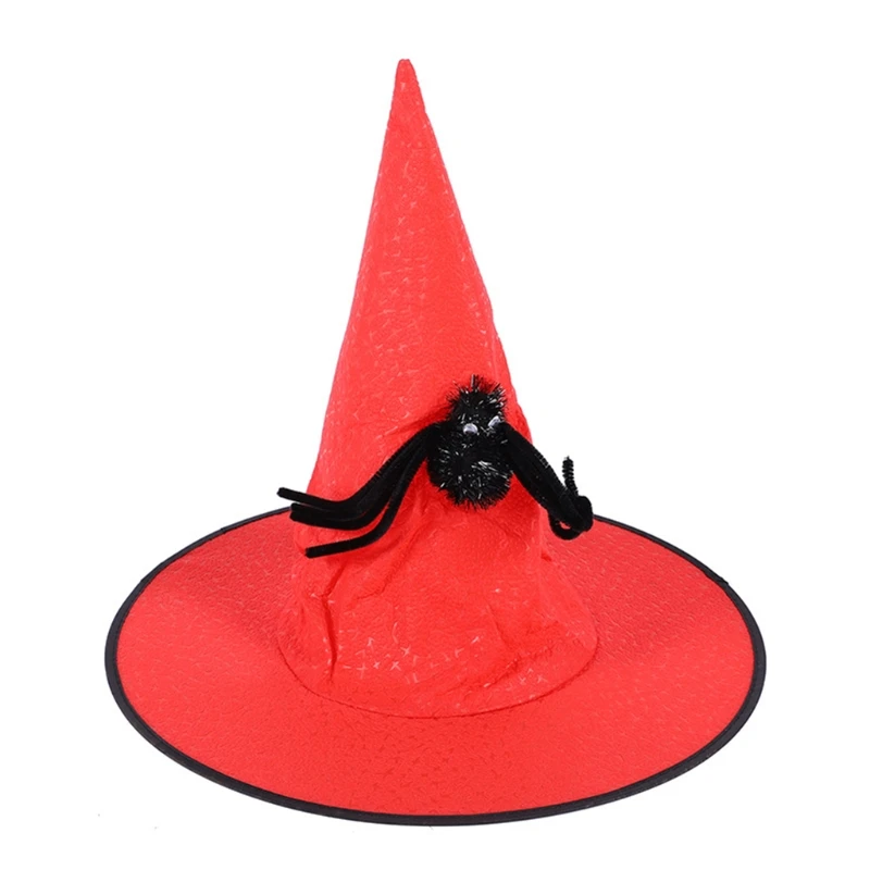 

Halloween Witch Hat Party Costume Devil Cap Cosplay Props Decoration Accessories for Adult Women Men