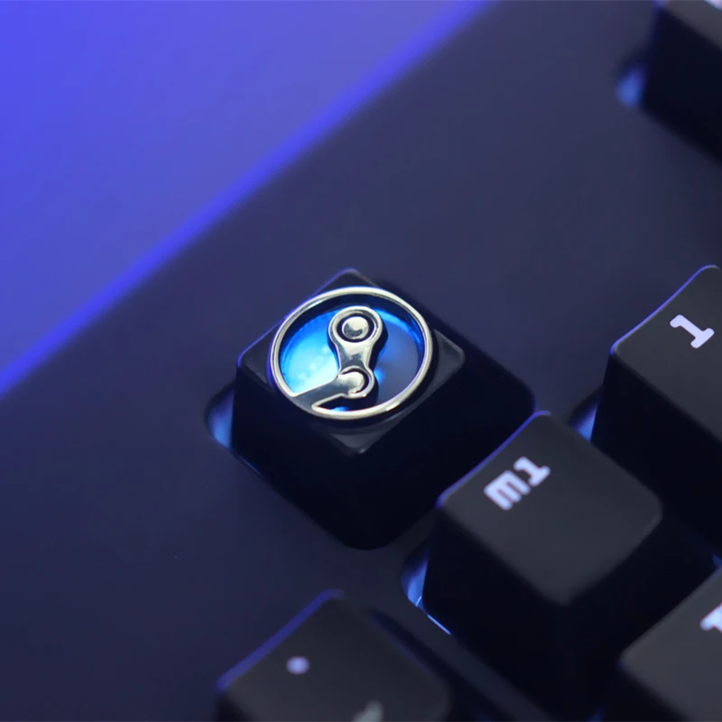 Zinc Aluminium Alloy Metal Stereoscopic Relief Translucent Mechanical Keyboard Key Cap Keycap For Steam Game R4 Height | Компьютеры и