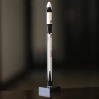 hot sales spacex falcon 9 rocket f9 diecast model starship super heavy rocket model bfr static decoration space rocket model