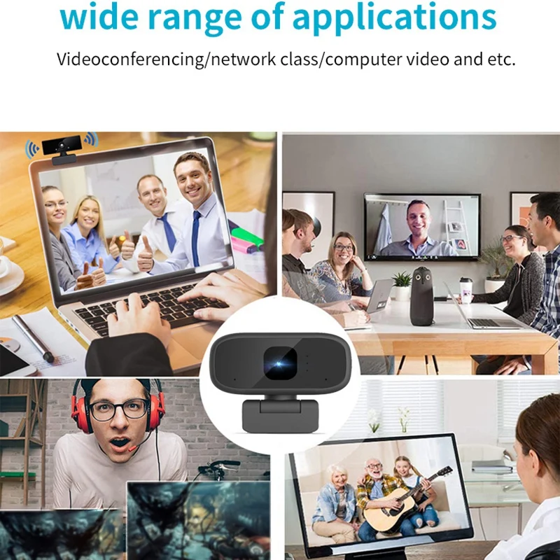 

USB Computer Camera 1080P Home HD Camera Desktop Computer Camera Webcam with Microphone for Pc Computer
